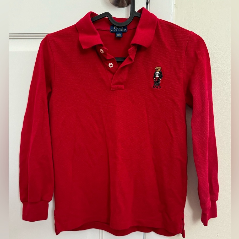Boys Long Sleeve Polo